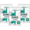 Schick ST2 Disposable Razor, Sensitive for Men, 12-Count Packages (Pack