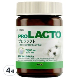 Prolacto dog and cat intestinal health lactic acid bacteria, intestinal health lactic acid bacteria, 4 pcs / 프로락토 강아지 고양이 장건강 유산균, 장건강유산균, 4개