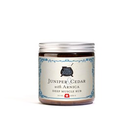 Three Sisters Apothecary Deep Muscle Rubs 16 oz. (Juniper and Cedar with Arnica)