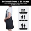 MyLifeUNIT Artist Apron, Adjustable Painting Apron with 10 Pockets for