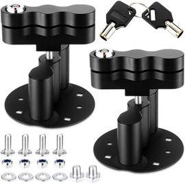 Shimeyao 2 Pcs Pack Mount Lock with Same Keys Locking, Compatible with Rotopax RX-LOX-PM Mounting Kit, Gasoline, Fuel or Water Pack, Gas Can Mount