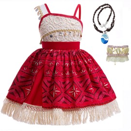 Tangsenyu Princess Adventure Outfit, Ocean Costume Kids Girls Fance Dress Up