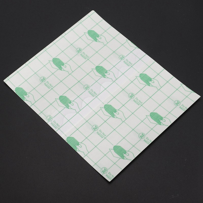 100pcs Transparent Waterproof Tape PU Film Anti Allergic Wound Fixing