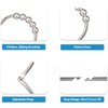MENGJINGO 12PCS Wide Shower Curtain Hooks, Rust Proof Stainless Steel