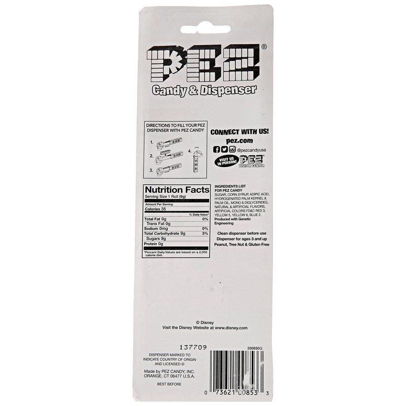 PEZ candy Mickey Mouse & FRIENDS ASSORTED Dispenser Net Wt