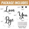 Decorative Signs love you bye Style B