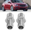 2 Pcs 1/2in NPT Male Thread to 5/8in Barb Connector