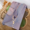 Walmsco Tablecloth Purple Gold Marble Decor For Dining Room Kitchen