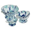 Golden Rabbit Enamelware - Set of 3 Colanders (Lagoon)
