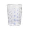 20 oz (600ML) Disposable Flexible Clear Graduated Plastic Mixing Cups