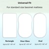 SDIII Dinosaur Bassinet Sheet 2 Pack for Boy Girl, Soft