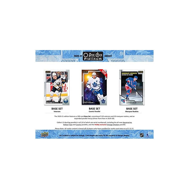 2020-21 UPPER DECK O Pee CHEE Platinum Blaster Sealed Box