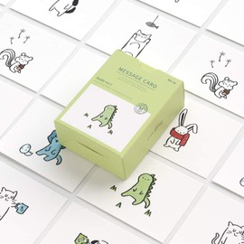 Monolike Message Cards, Mini Cards, Message Cards Buddy Version 2, Set of 40 Cards and 20 Envelopes, Mini Size, Design Stationery, Celebration Cards