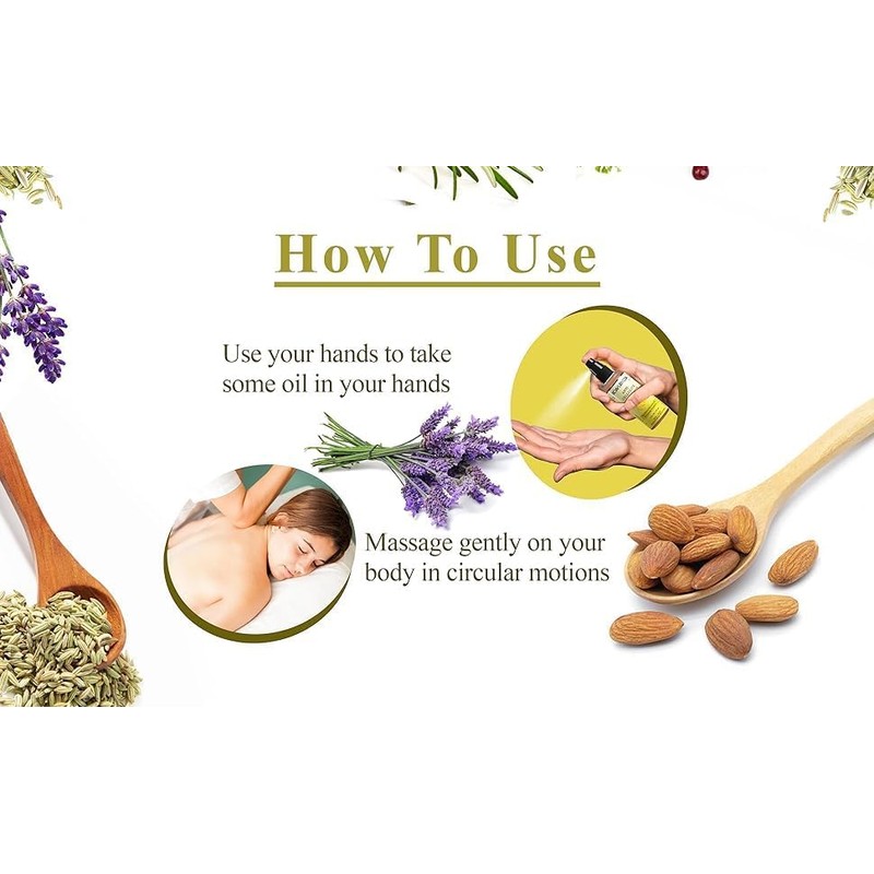  Anti-Cellulite Body Oil for Detoxification and Drainage Support, 60ml,