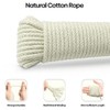 Natural Cotton Clothesline Pulley, Snag & Tear Resistant, 30m X