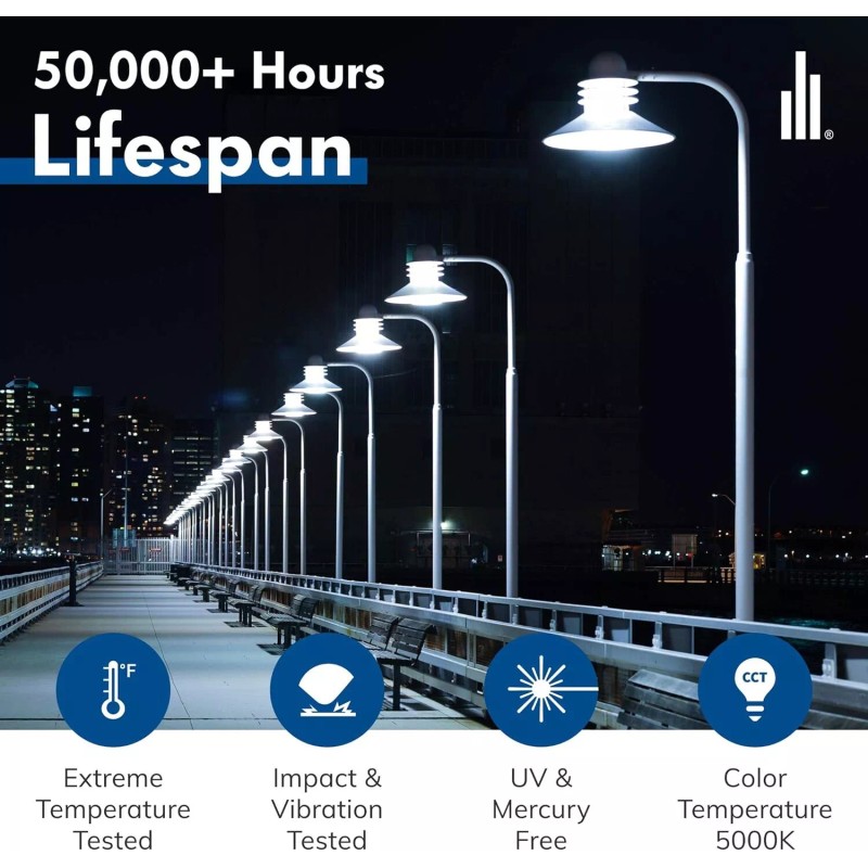 Hyperikon LED T Corn Bulb 60W, E39 Base, High Efficiency