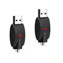 Yeetschi Threaded Wireless USB Charger, USB Smart Charger Cable with Over-Charge Protection Compatible for Standard Threaded Devices,2 Packed