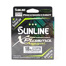 Sunline 63043204 Xplasma Asegai, Light Green, 12LB Test/165 YD