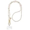 QUANTALY Smartphone Strap, Neck, Shoulder Belt, Floral Pattern, Pearl Strap,