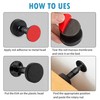 2PCS Black Adjustable Bed Frame Anti-Shake Tool , Headboard Stoppers