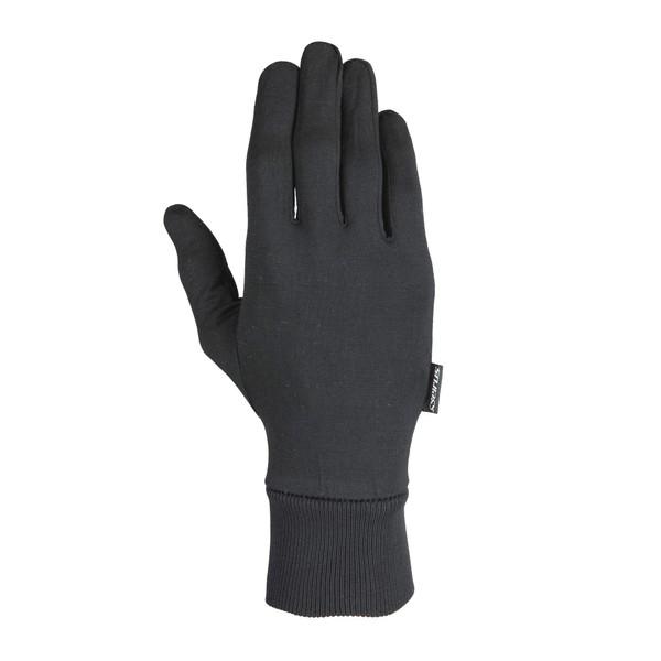 Seirus Innovation Men's Arctic Silk Glove Liner, Black, Small/Medium