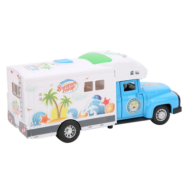 1/28 Simulation Multi Function Light Music Pull Back Toy Car