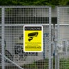 TAKULA CCTV Area Sign 10x7 Security Camera Sign Reflective Aluminum