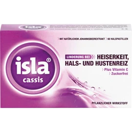 Isla cassis Pastillen, 60 Stück (1er Pack)