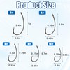 Shaddock Fishing Barbless Carp Fishing Hooks, Circle Curve Shank Crank
