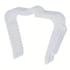 Plomevry 50 Pcs Christmas Light Hanger Hooks 1 5/8 Inch Fascia Boards Clips Weatherproof Clip Plastic Clip Outdoor Holiday Light Clip