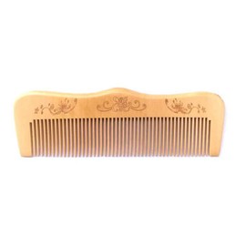 Twisha Handmade Neem Wood Broad Tooth Anti-Dandruff Comb For Men And Women, Pack Of 3