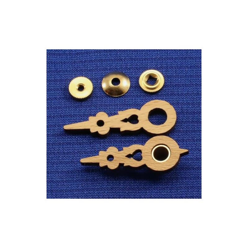 Wood Cuckoo Clock Hands Replacement Parts Kit Fits Regula Movements