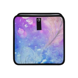 Tatenale Foldable Car Trash Can with Hanging Trash Bag Storage Pocket Organizer - Adjustable Shoulder Elastic Strap