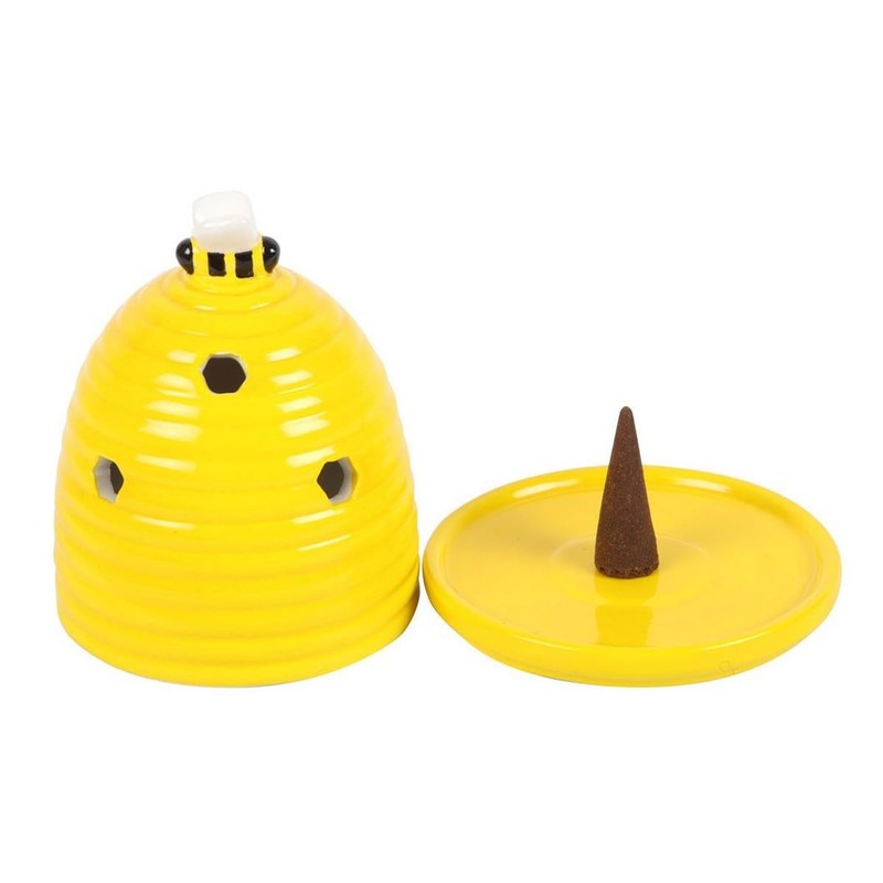 Beehive Ceramic Incense Holder: Charming Decor & Sensory Experience -