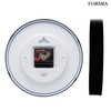 Formia (フォルミア) Wall Clock Monotone Easy-to-Read Dial Diameter 22.8 cm