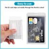 Cobee Heavy Duty Badge Holders, 2 Pieces Hard Plastic ID