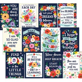 Teacher Created Resources Wildflowers Positive Sayings Educational Poster Pack (TCR6624)
