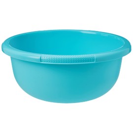 Curver Round Bowl 6.3 L in Molokai Blue, Plastic, 32 x 32 x 14 cm