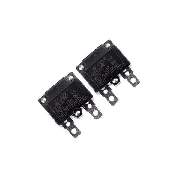 RKURCK RKURCK 13 Amps Thermal Circuit Breakers 125/250VAC 32VDC Automatic