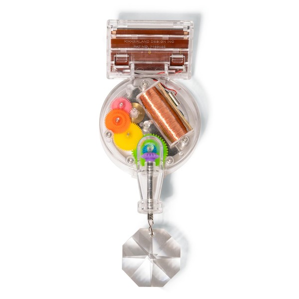 Kikkerland Kikkerland Solar Powered Rainbow Maker C Prism Suncatcher, Fun