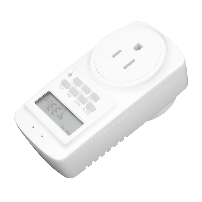 15A Programmable Outlet Timer Socket Automatic Power Off for Home