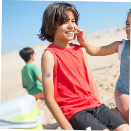 Mobestech 10 Sheets UV stickers instruction sticker point stickers portable UV testing dot stickers dot UV patches round portable sun stickers UV Label window