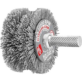 Sit Tecnospazzole 0893 Shaped Brush for Drill in Abrasive Nylon-Clepsydra in Blister-Ø: 60-40 Mm