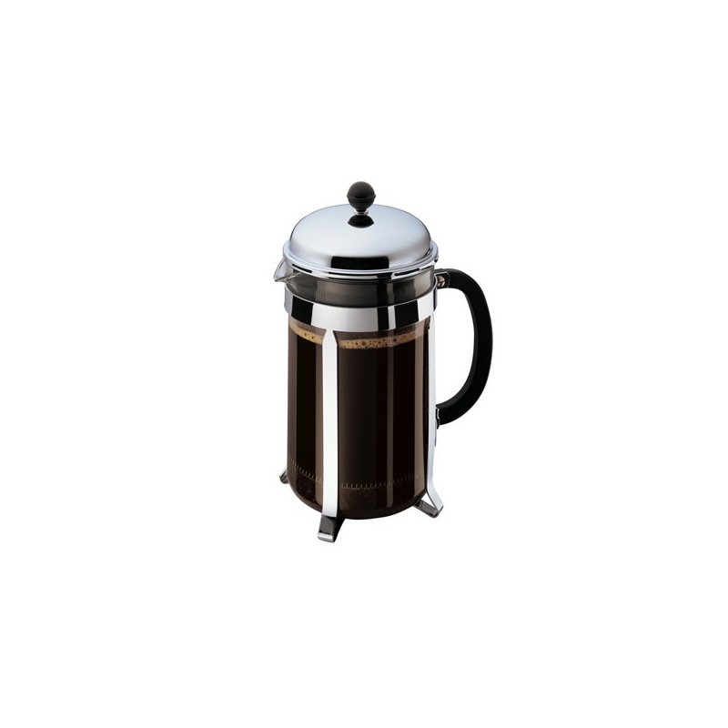 Bodum 51oz Chambord French Press Coffee Maker, High-Heat Borosilicate Glass,