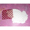 Brick Pattern Cookie Cutter Stamp - Architectural Design Fondant Cutter