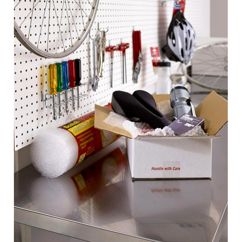 Scotch Scotch Reinforced Strength Shipping Strapping Tape with Dispenser, Clear,