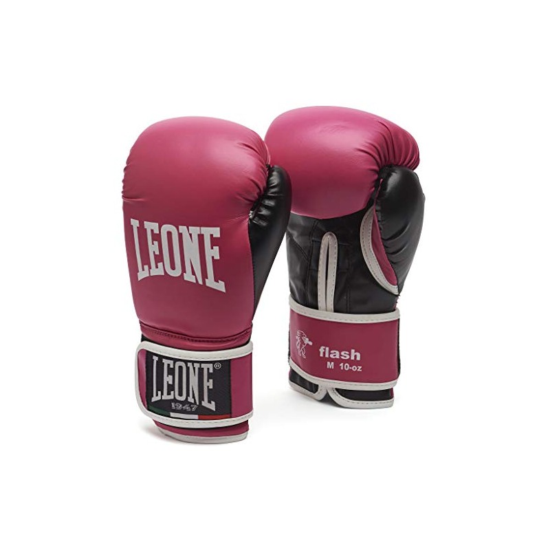 LEONE 1947, Flash Boxing Gloves, Unisex Adult, Pink, M, GN083