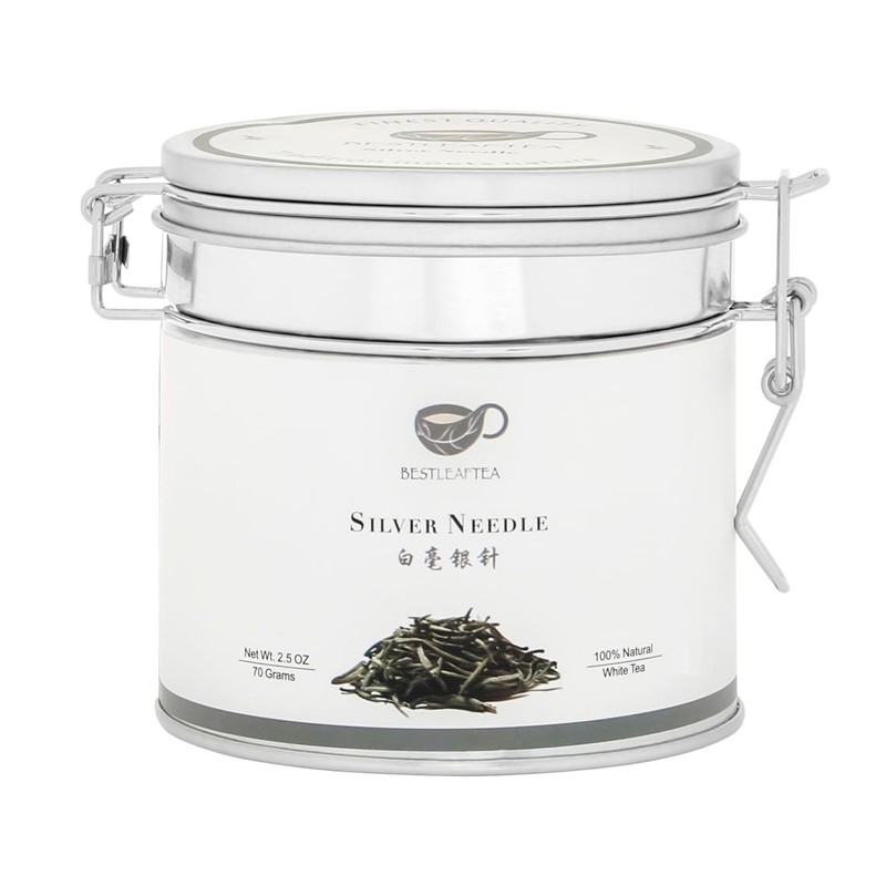 BESTLEAFTEA- Silver Needle White Tea/Bai Hao Yin Zhen/70g/ 2.5Oz