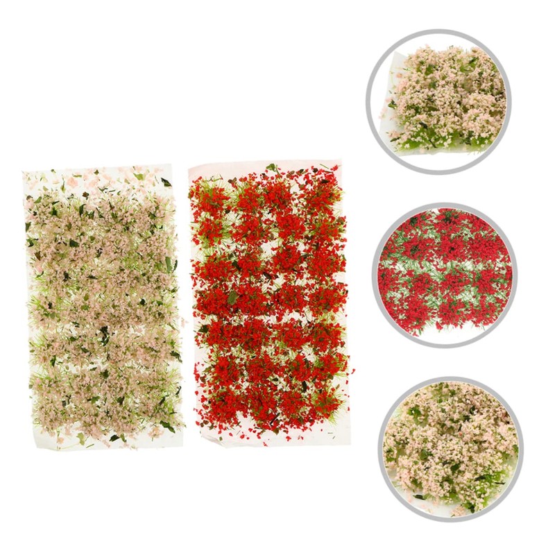 Operitacx 2 Boxes Grass Shed Simulation Grass Cluster Botanical Decor