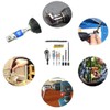 Flexible Drill Bit Extension Set, Includes 105° Right Angle Drill,